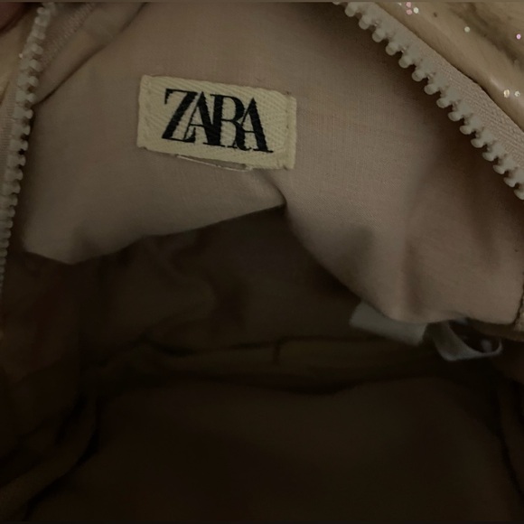 Zara Confetti Beige Mini Backpack - Picture 6 of 6